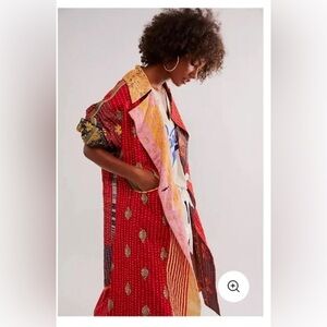 NWOT Free People Island Bright Duster Size Large